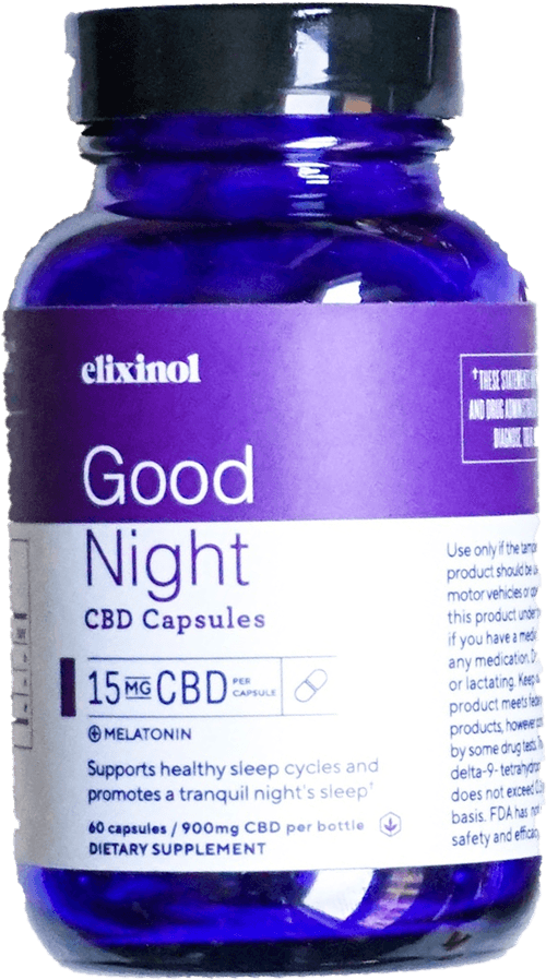 Elixinol good night cbd capsules