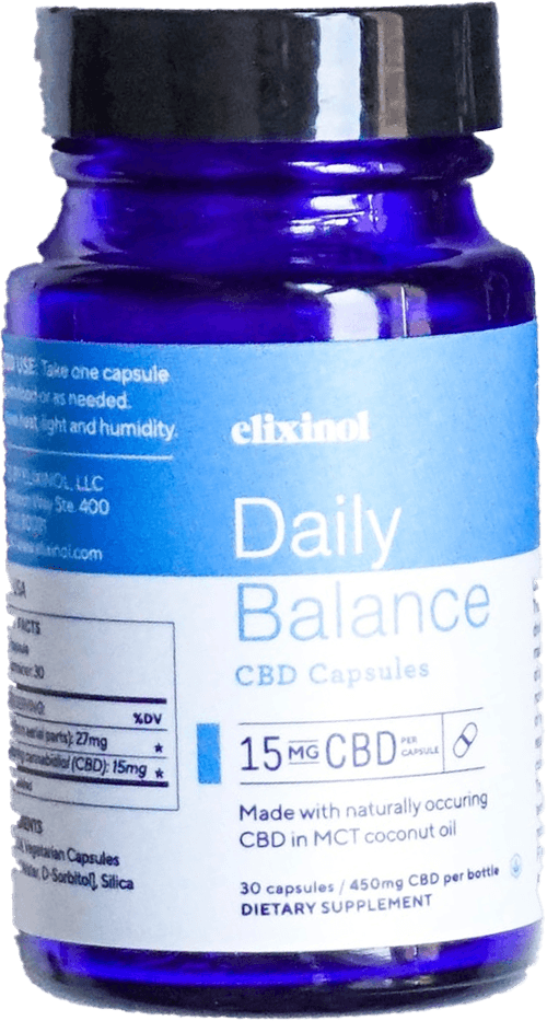 Elixinol daily balance cbd capsules