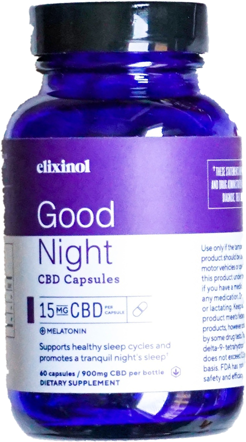 Elixinol good night cbd capsules