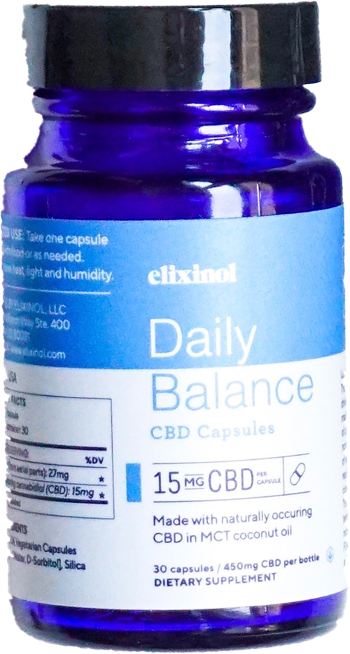Elixinol daily balance cbd capsules